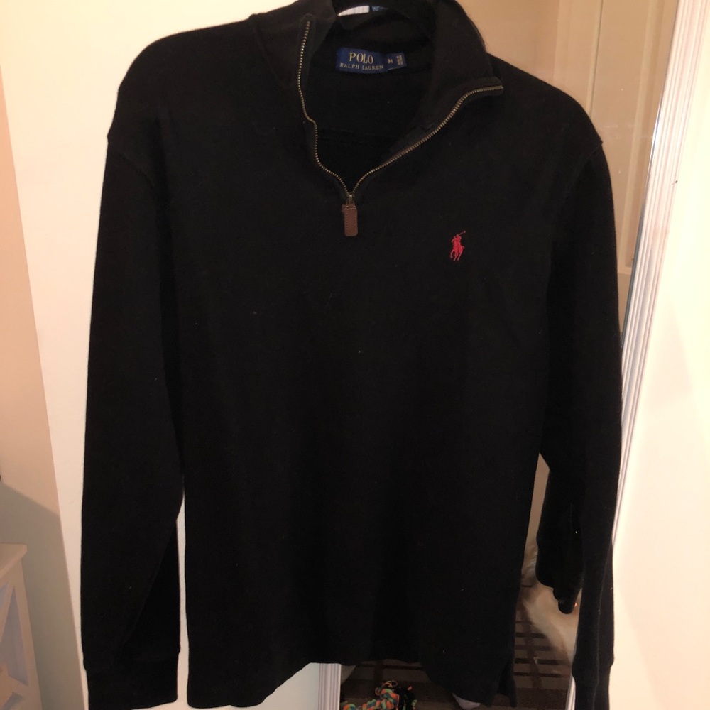 Black Polo Pullover - image 1